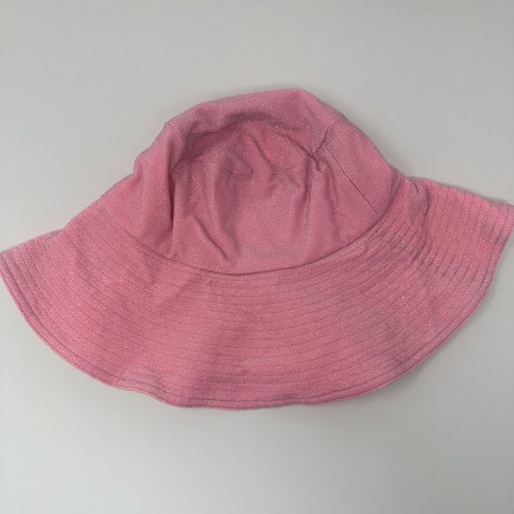 For Love And Lemons Poplin Bucket Hat Pink NEW - Picture 2 of 5